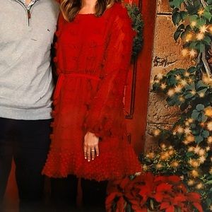 Pom Pom Long Sleeve Dress!